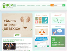 Tablet Screenshot of hcp.org.br